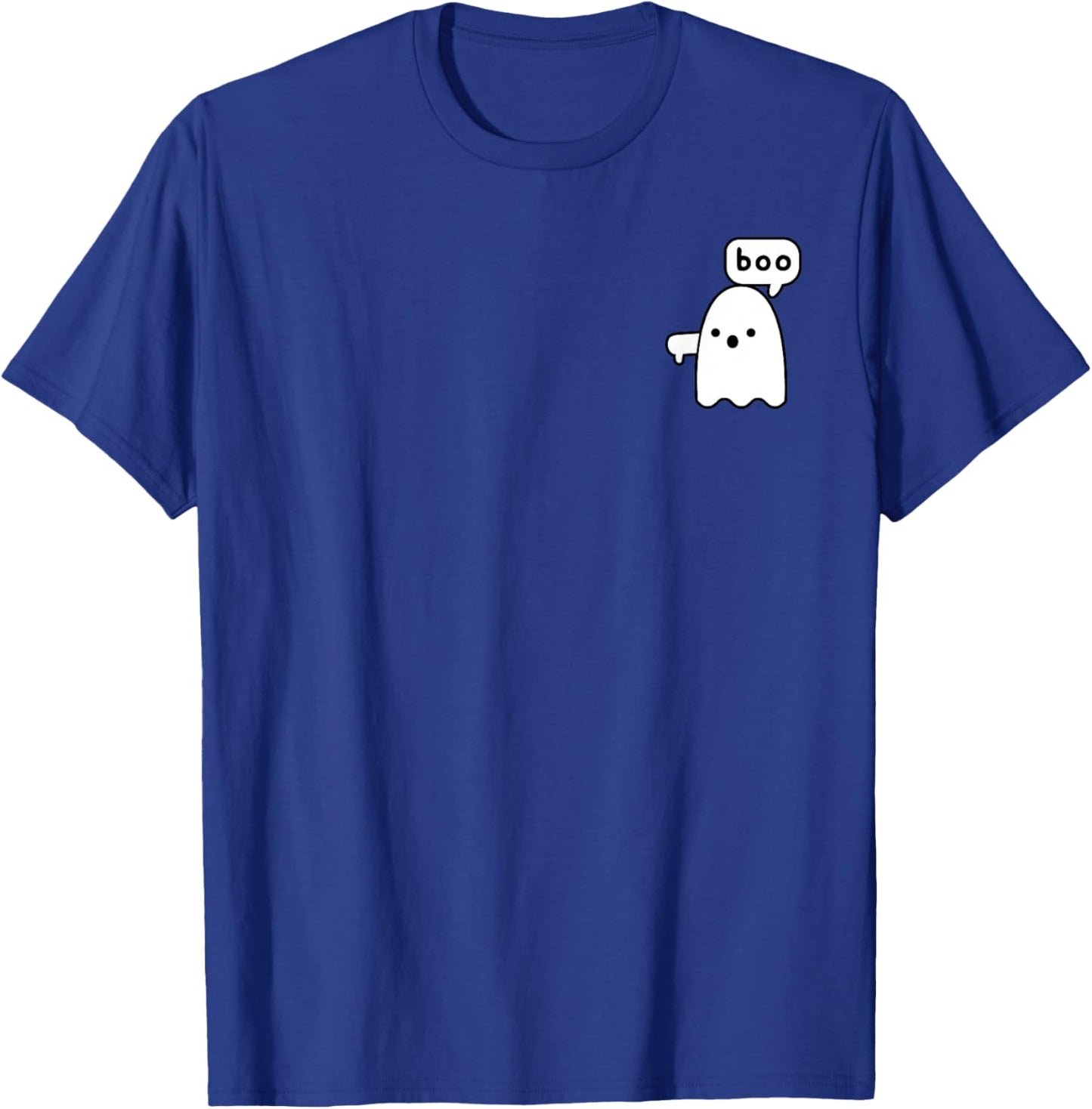 Thumbs Down Ghost Screaming Boo Disapproval Ghost halloween T-Shirt - T-Shirt | Royal