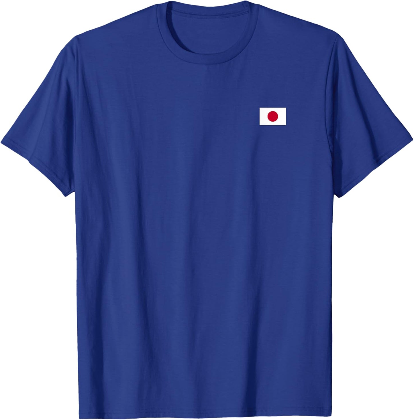 Japan Women Men Kids Left Chest Japanese Flag T-Shirt - T-Shirt | Royal