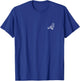 Pigeon Bird Badge Patch Line Art Icon Outline Gift T-Shirt - T-Shirt | Royal
