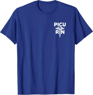 PICU Registered Nurse Intensive Care Unit RN Staff T-Shirt - T-Shirt | Royal