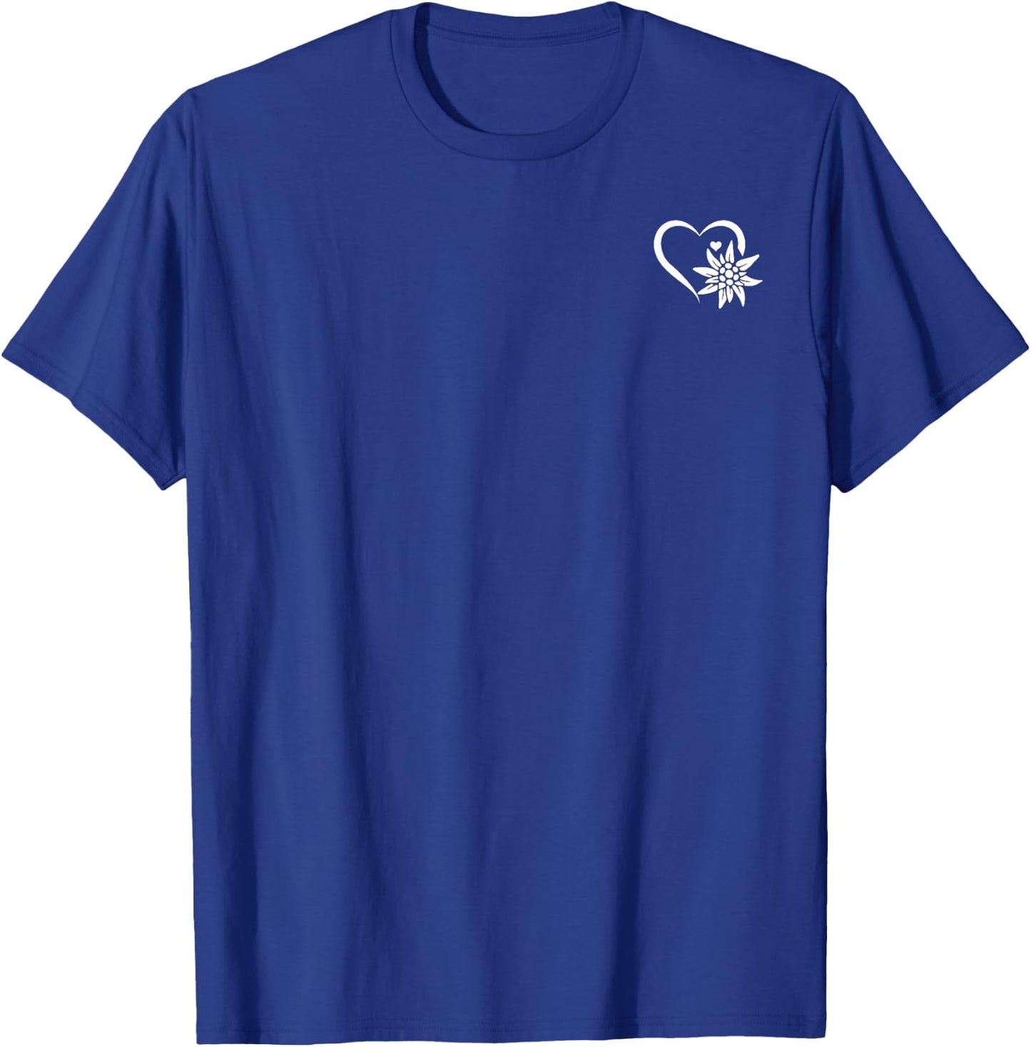 Mountain Edelweiß Heart Flower Edelweiss Flower - Edelweiß T-Shirt - T-Shirt | Royal