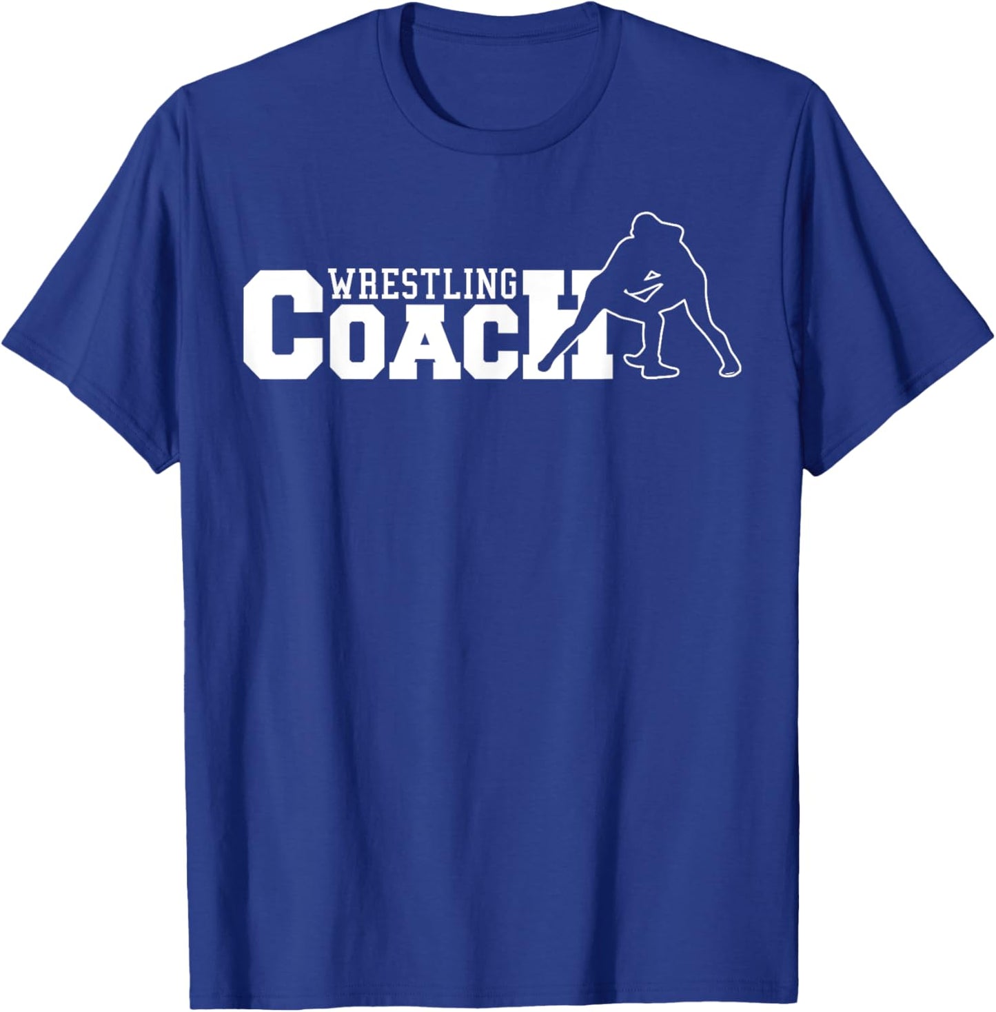 Wrestling Coach Funny Sports Trainer Instructor T-Shirt - T-Shirt | Royal