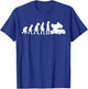 Funny Human Sprint Car Racing Evolution Dirt Track Racer T-Shirt - T-Shirt | Royal