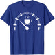 Funny Coffee Low, Coffee Empty, Low Coffee Gauge T-Shirt - T-Shirt | Royal