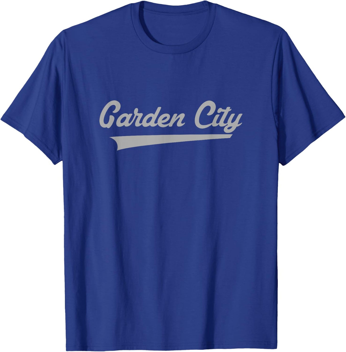 Garden City High School Vintage Swoosh T-Shirt - T-Shirt | Royal