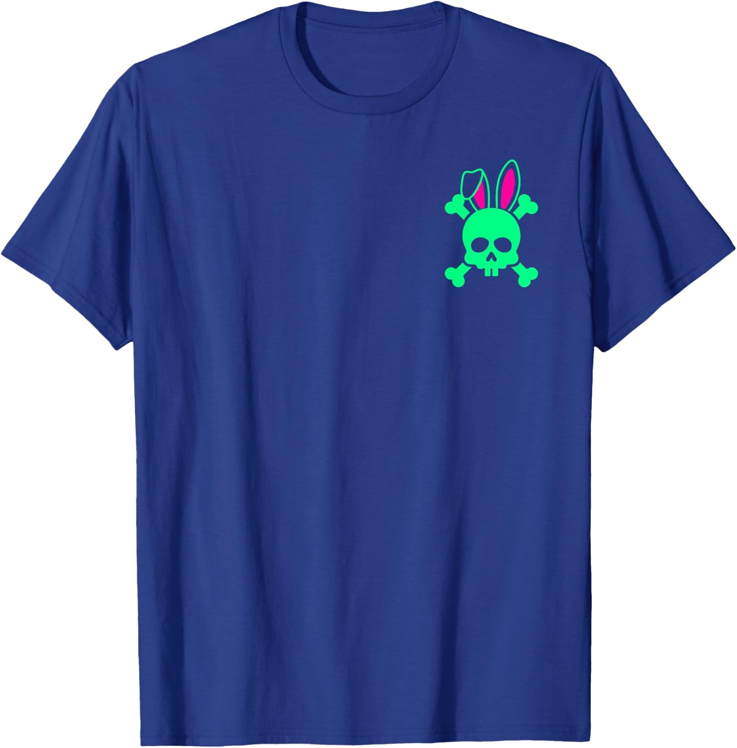 Funny Rabbit Pirate Skull With Crossbones T-Shirt - T-Shirt | Royal