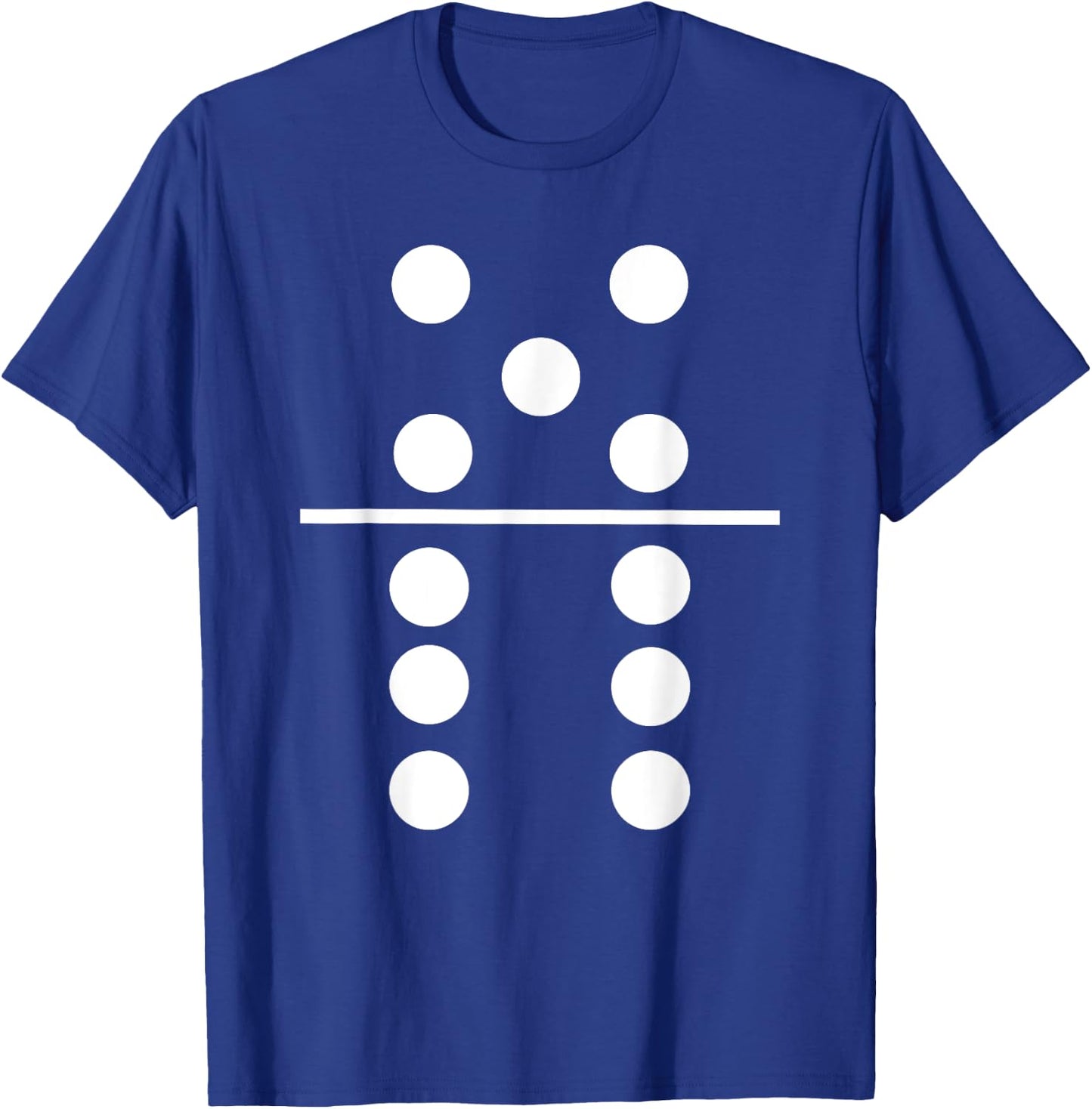 Domino 5 and 6 Matching Halloween Group Costumes 5-6 T-Shirt - T-Shirt | Royal