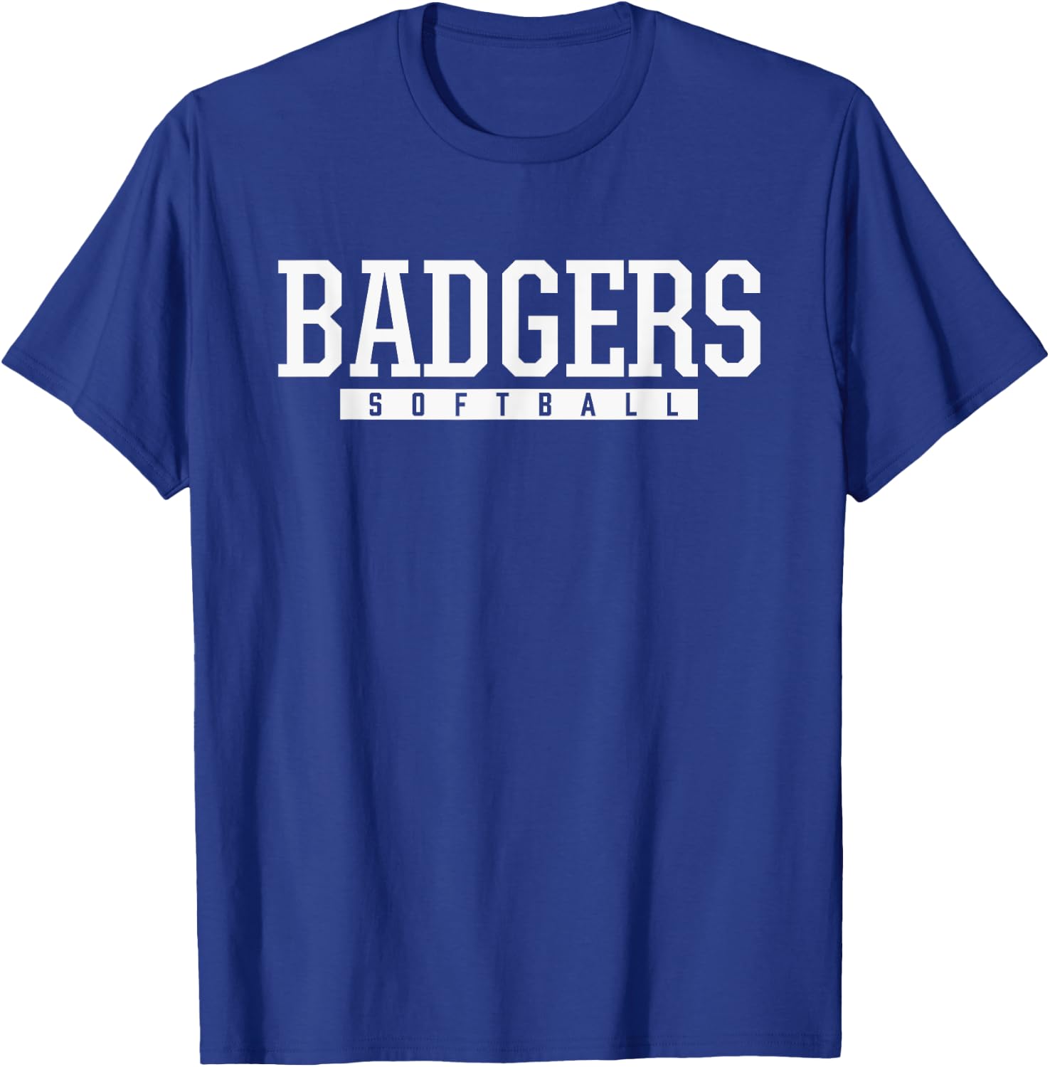 Beebe Badgers Softball HS T-Shirt - T-Shirt | Royal