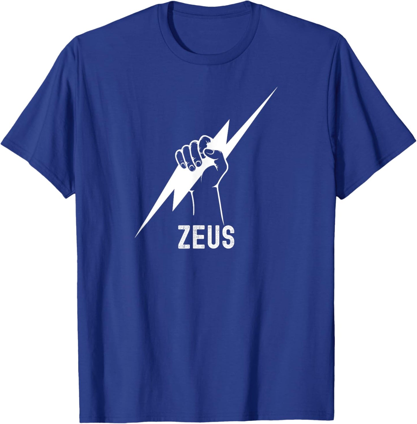 Zeus Lightning Bolt T-Shirt - T-Shirt | Royal