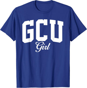 GCU University Girl Arch Vintage Design Girls T-Shirt - T-Shirt | Royal