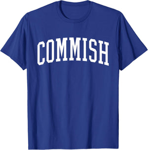 FootballTees Fantasy Football Commissioner , Black, Small T-Shirt - T-Shirt | Royal