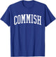 FootballTees Fantasy Football Commissioner , Black, Small T-Shirt - T-Shirt | Royal