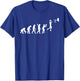 Basketball Player Basketballer Sports Evolution T-Shirt - T-Shirt | Royal