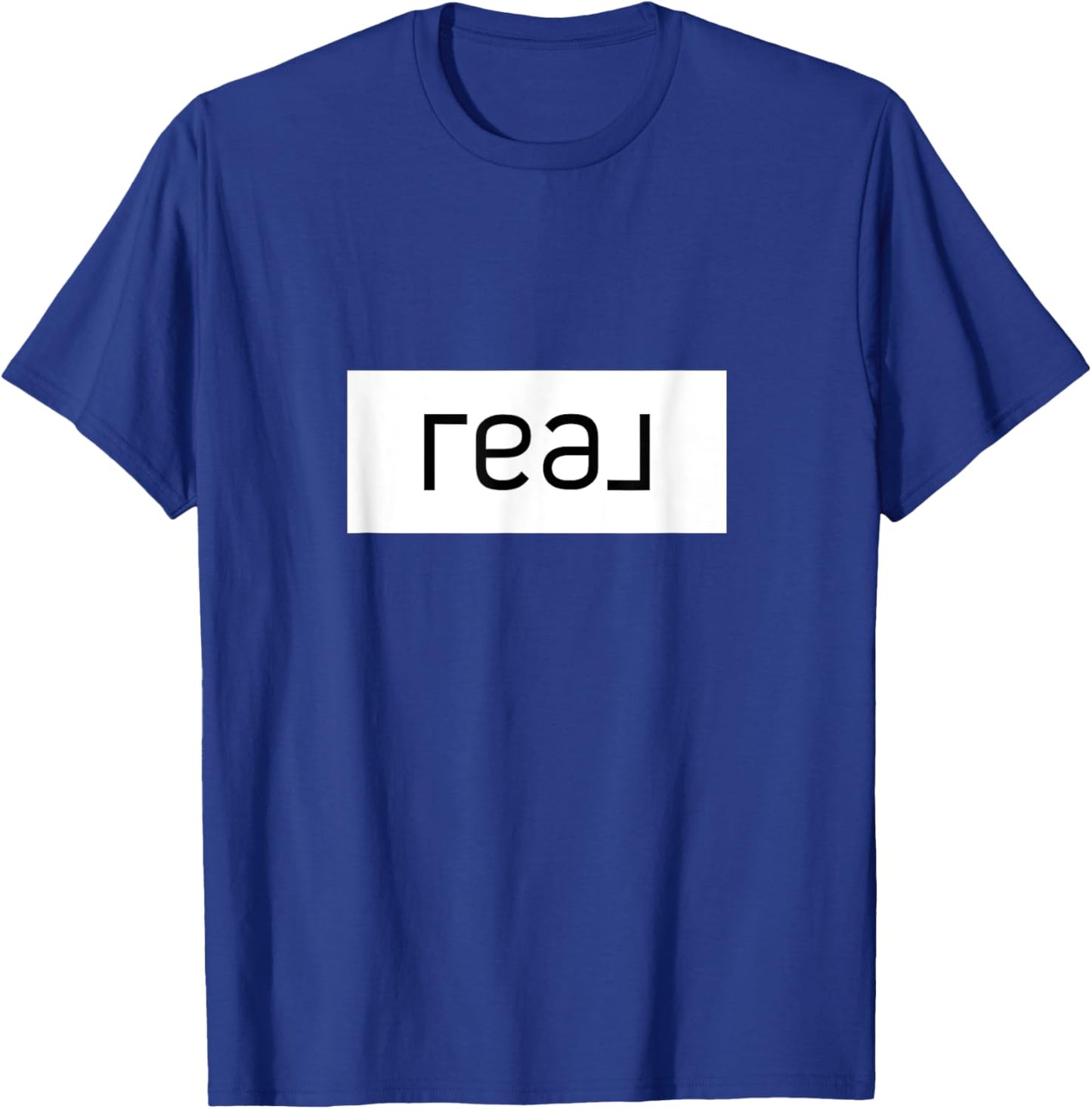 Real Broker Solid White Logo T-Shirt - T-Shirt | Royal