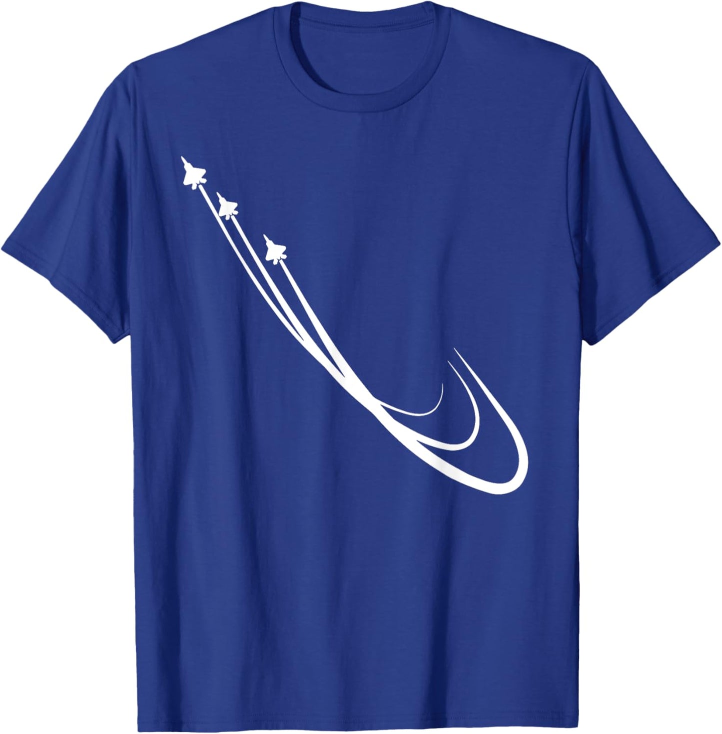 Military Fighter Jet Plane Patriotic Pilot Airplane Gift T-Shirt - T-Shirt | Royal
