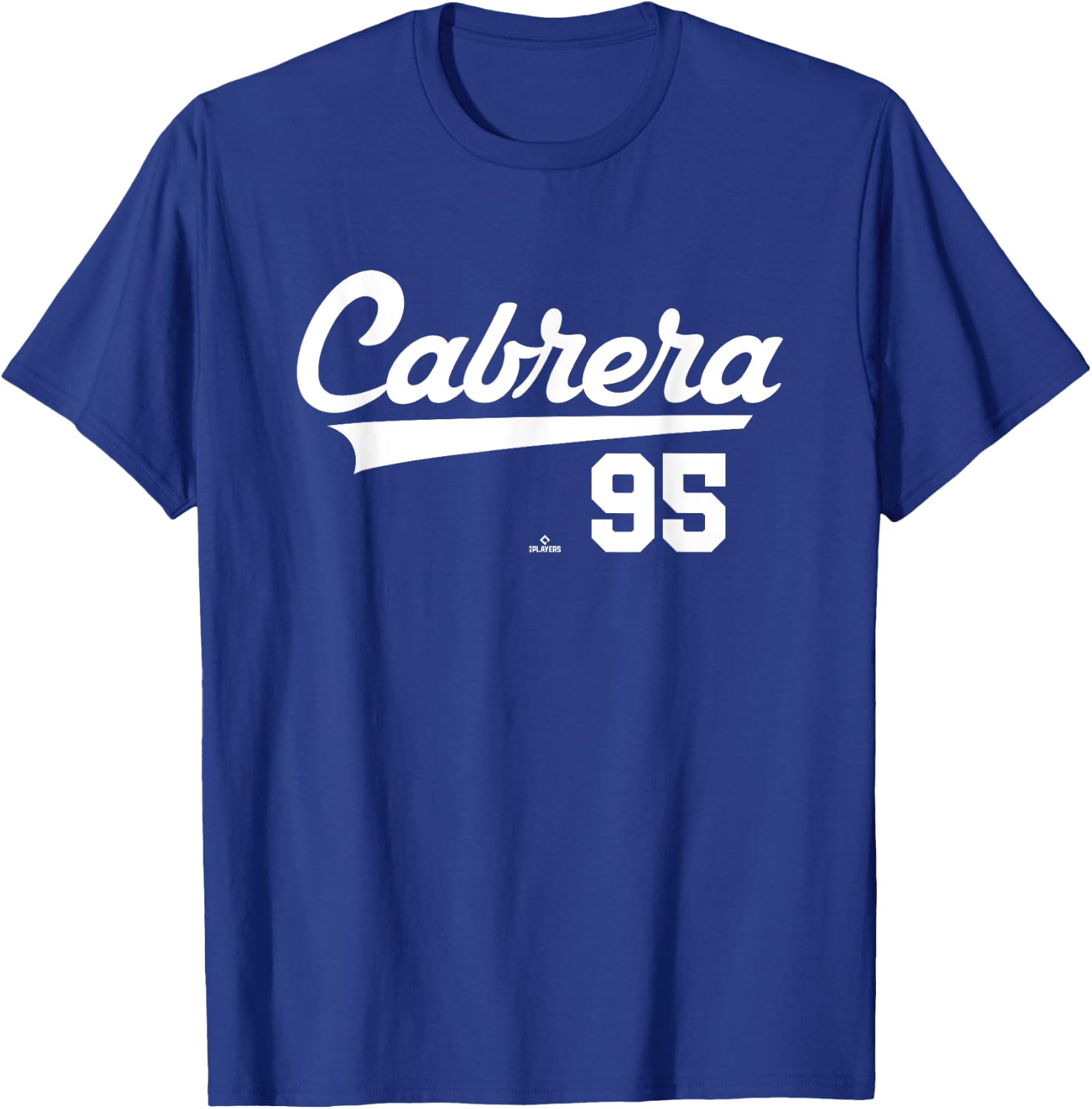 Player Name Swoosh Oswaldo Cabrera New York Baseball MLBPA T-Shirt - T-Shirt | Royal