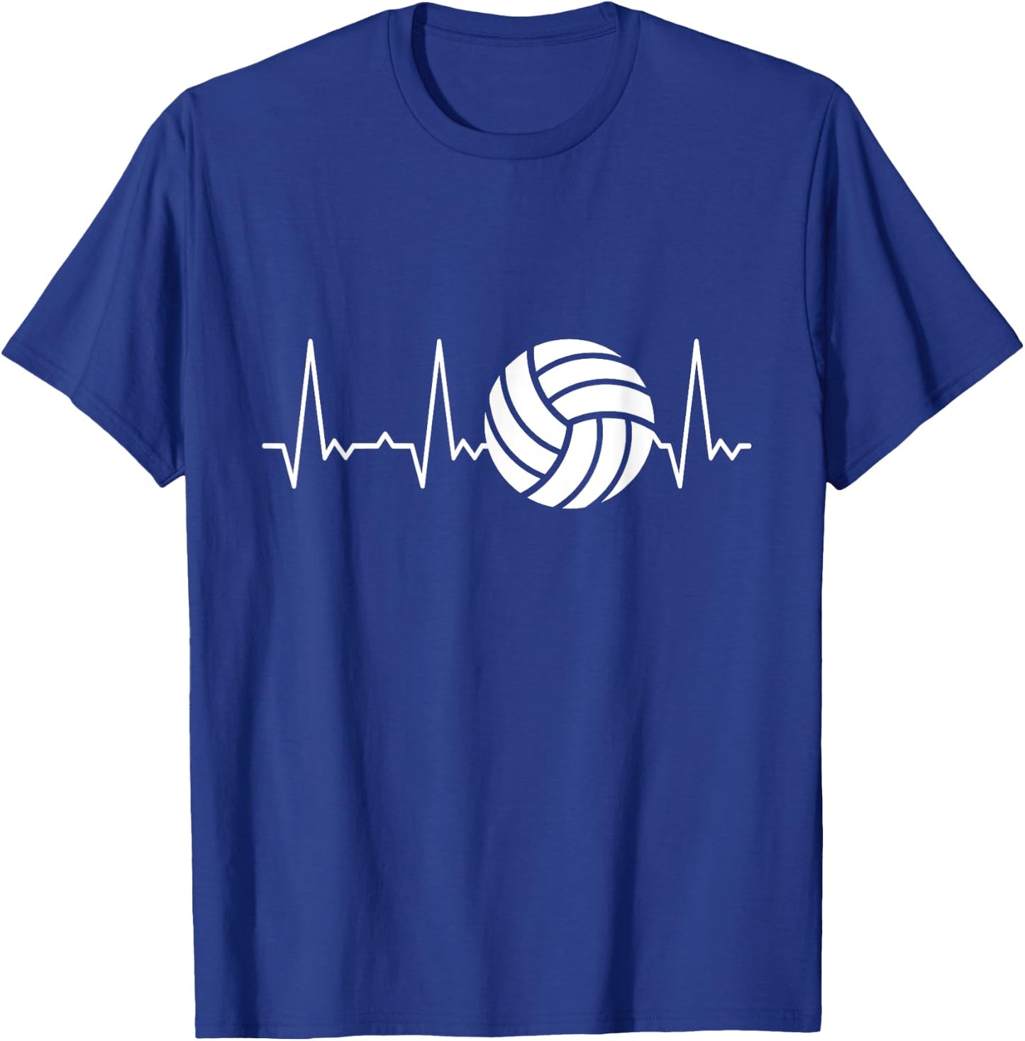 Heartbeat Volleyball T-Shirt - T-Shirt | Royal