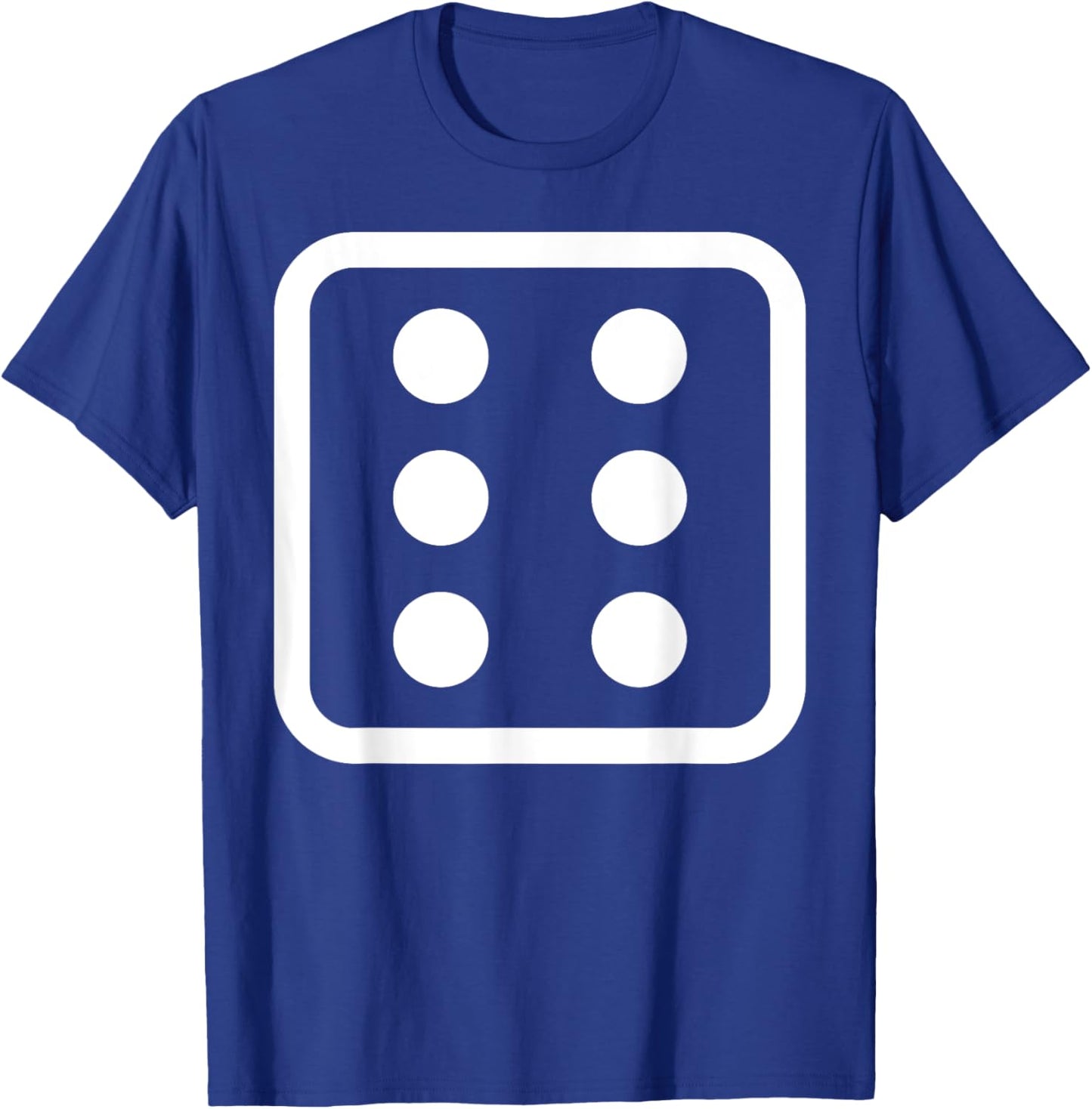 6 Dice And Six Dice Costume T-Shirt - T-Shirt | Royal