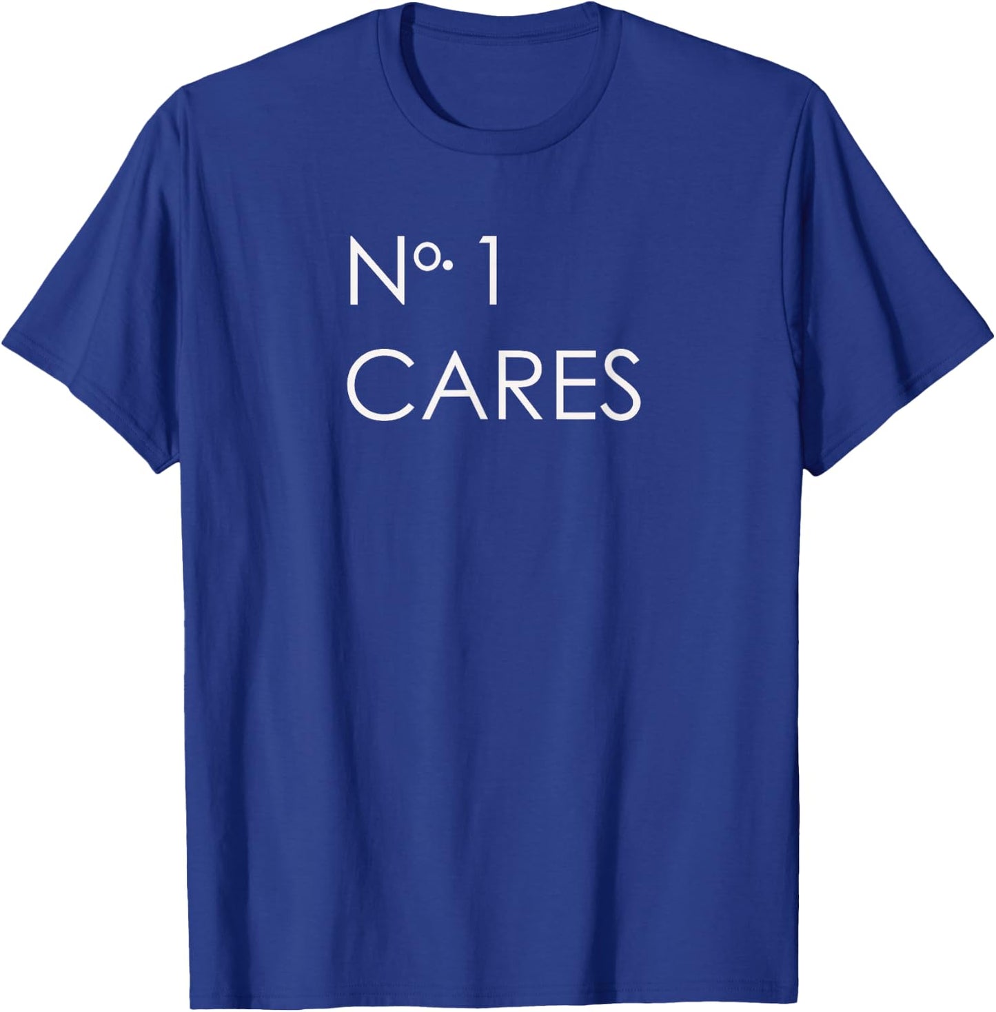 No 1 Cares T-Shirt - T-Shirt | Royal