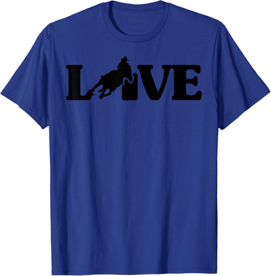 Cool Barrel Racing Gift Girls Rodeo Show Lovers T-Shirt - T-Shirt | Royal