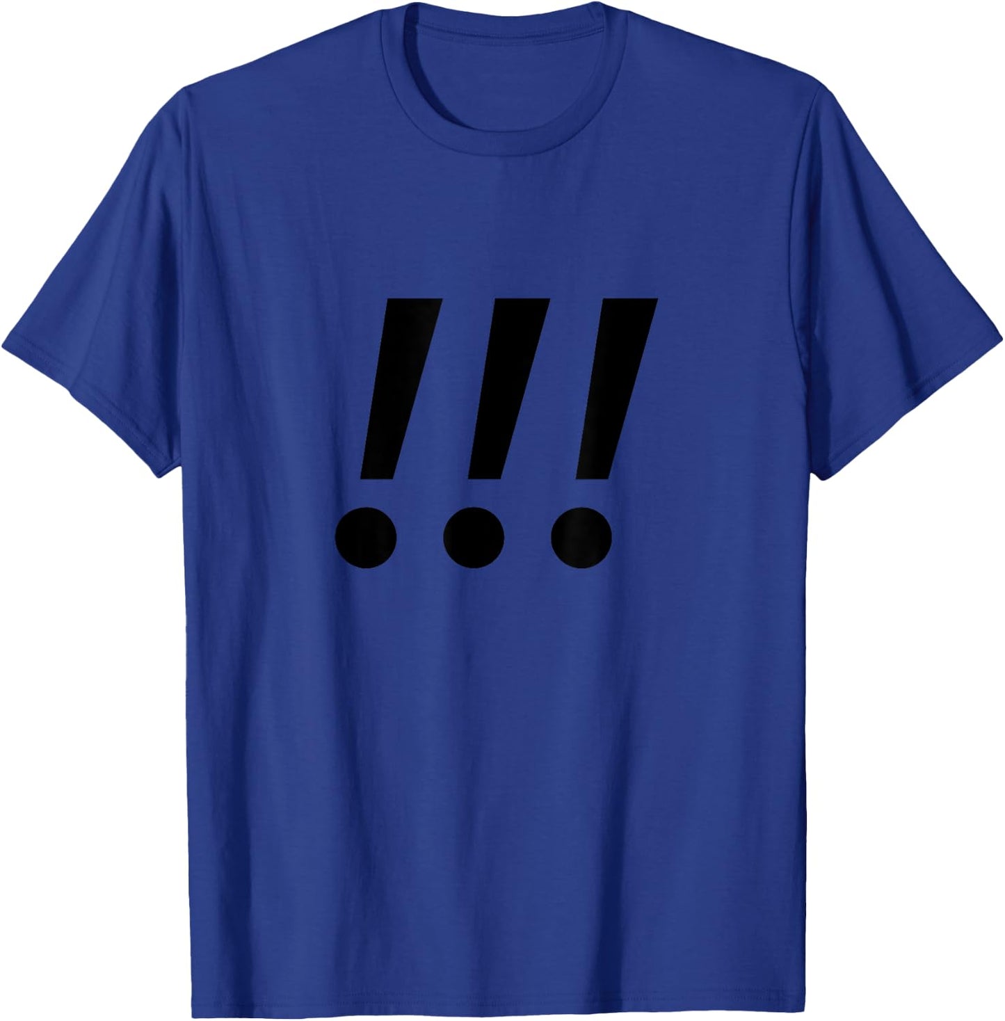 Exclamation Points T-Shirt - T-Shirt | Royal