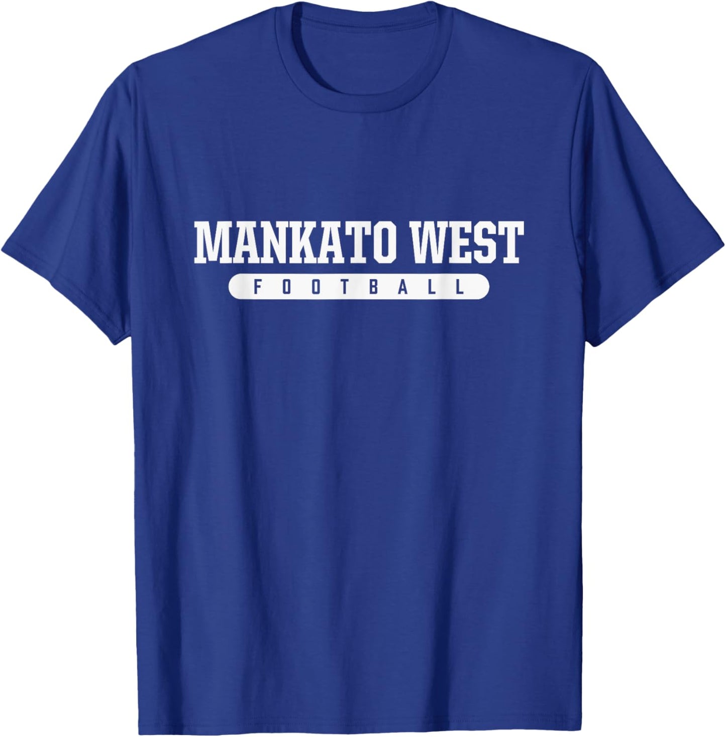Mankato West High School Football T-Shirt - T-Shirt | Royal