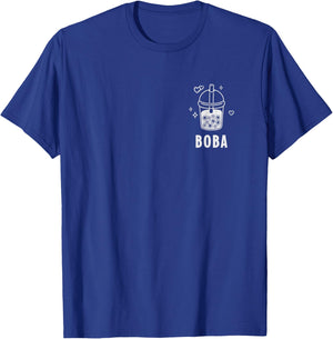 Boba Tea Junkie, Bubble Tea Lover T-Shirt - T-Shirt | Royal