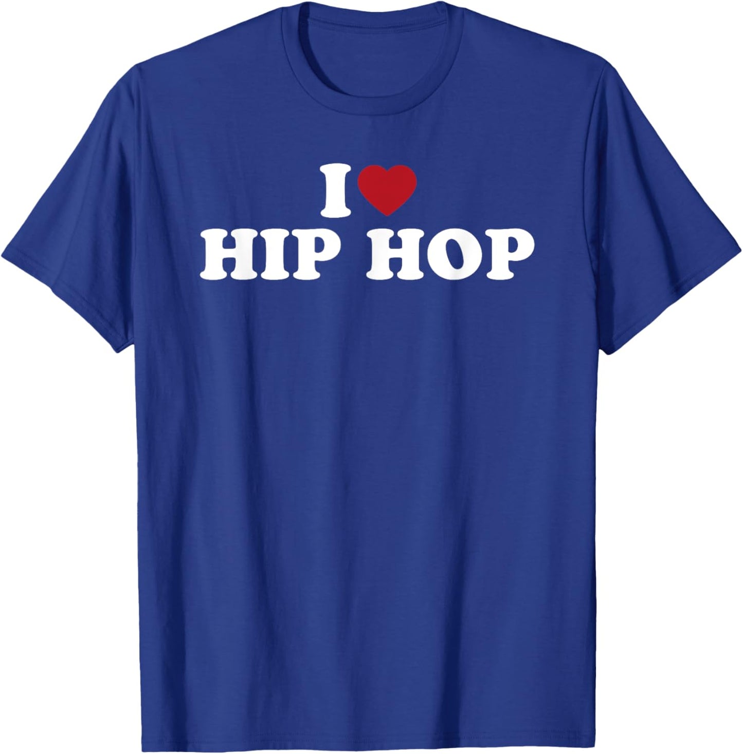 I Love Hip Hop, I Heart Hip Hop T-Shirt - T-Shirt | Royal