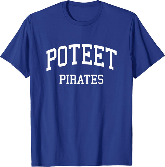 Poteet High School HS Mesquite TX Retro Sports T-Shirt - T-Shirt | Royal