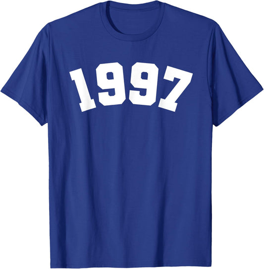 Classic 1997 Varsity Vintage College Style 27th Birthday T-Shirt - T-Shirt | Royal