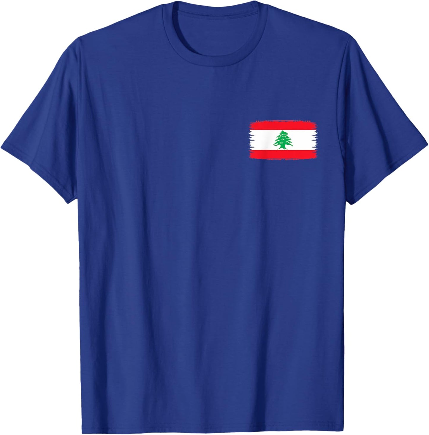 Lebanon Flag Holiday Lebanon Heart Lebanese Flag T-Shirt - T-Shirt | Royal