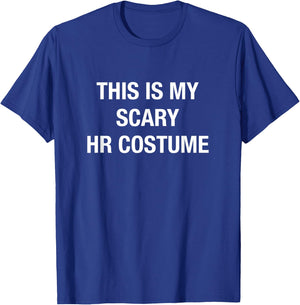 HR Halloween Costume Lazy Human Resource T-Shirt - T-Shirt | Royal