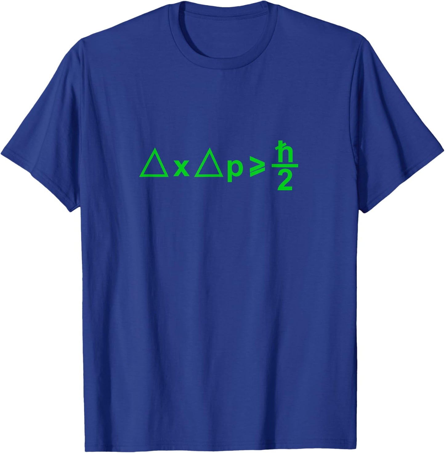Quantum Mechanics Uncertainty T-Shirt - T-Shirt | Royal