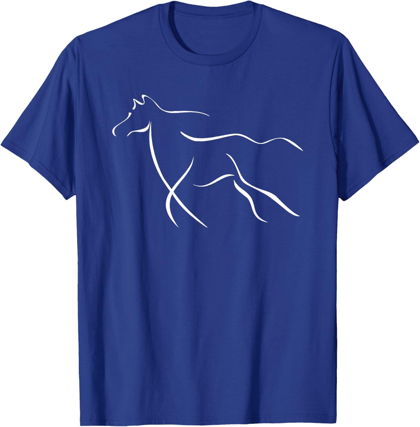 A Simple Line Drawing of a Horse T-Shirt - T-Shirt | Royal