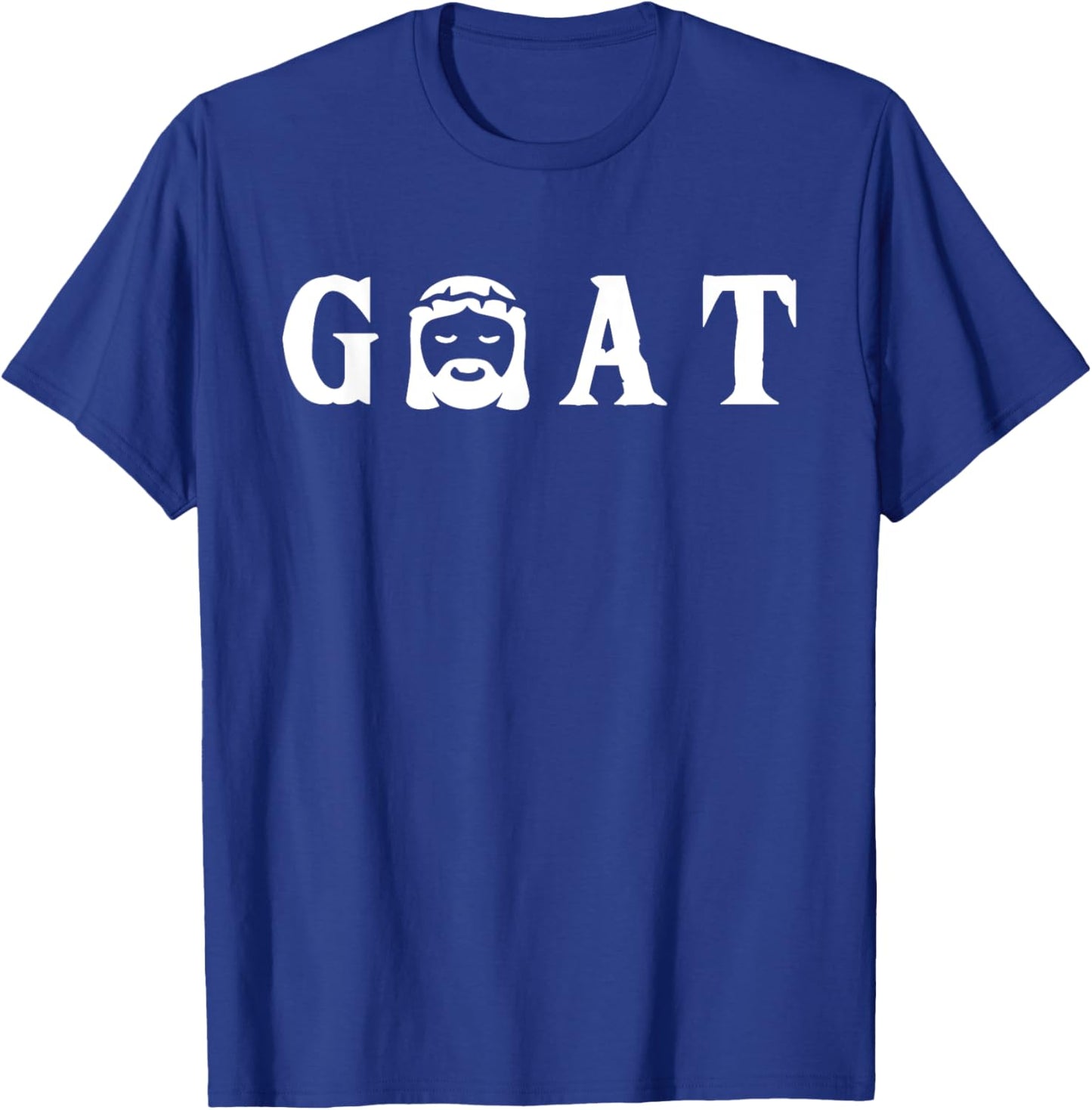 GOAT Jesus Christian Gift T-Shirt - T-Shirt | Royal
