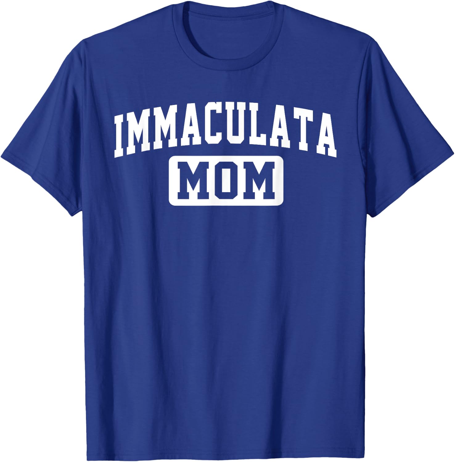 Immaculata University Mom Mother Arch Vintage Family Women T-Shirt - T-Shirt | Royal