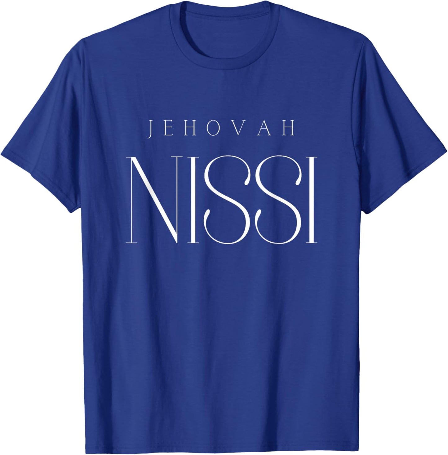 Jehovah Nissi The Lord My Banner Hebrew Christian T-Shirt - T-Shirt | Royal