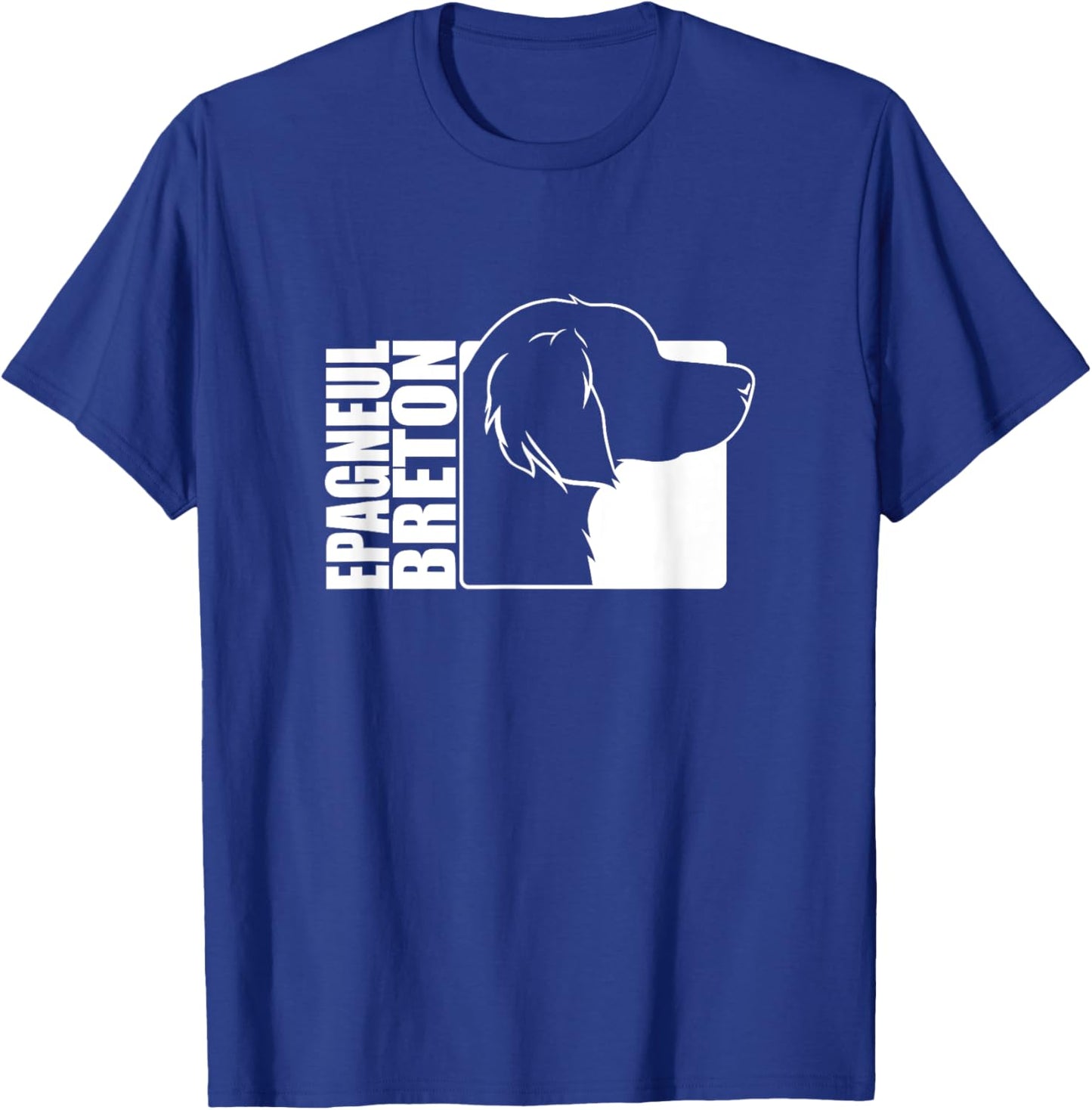 Funny proud Epagneul Breton profile dog mom hunting dog T-Shirt - T-Shirt | Royal
