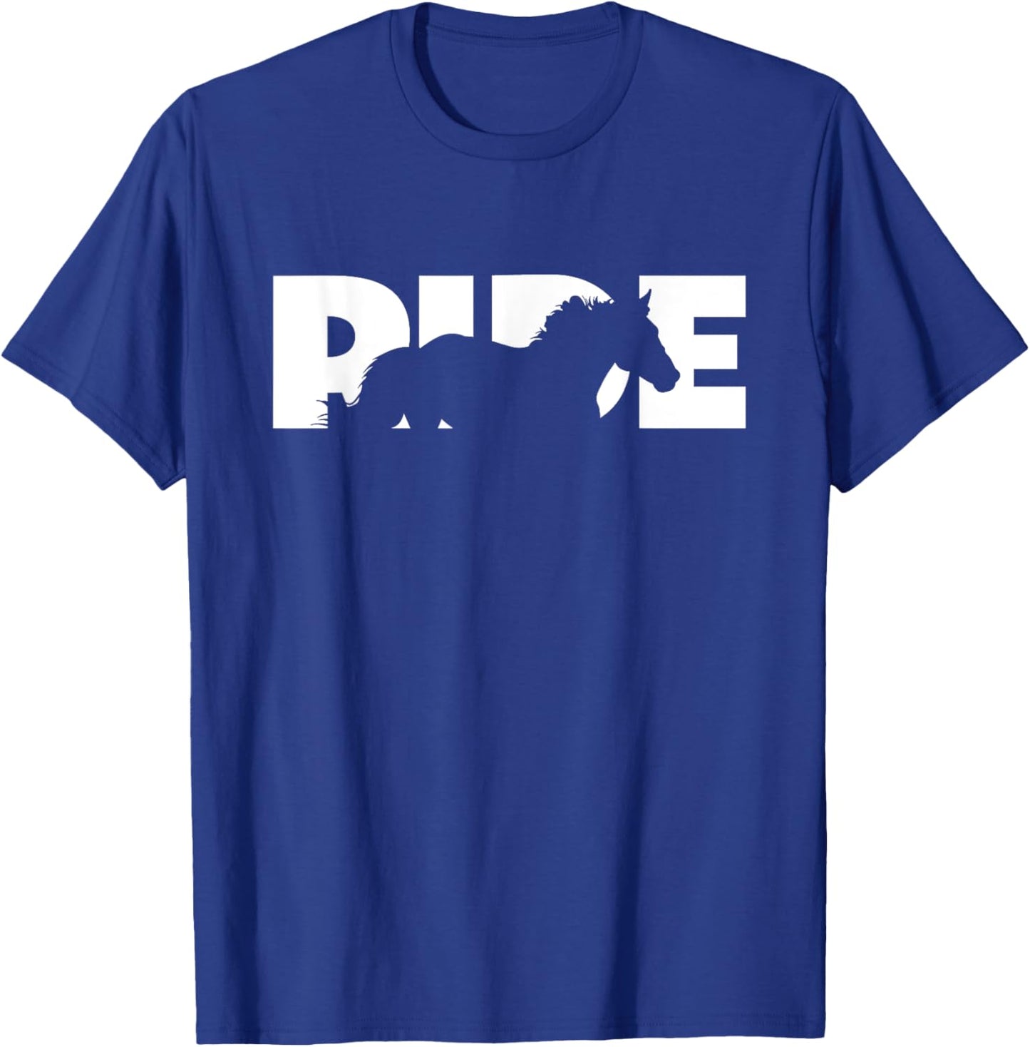 Horse Riding Apparel - Horse T-Shirt - T-Shirt | Royal