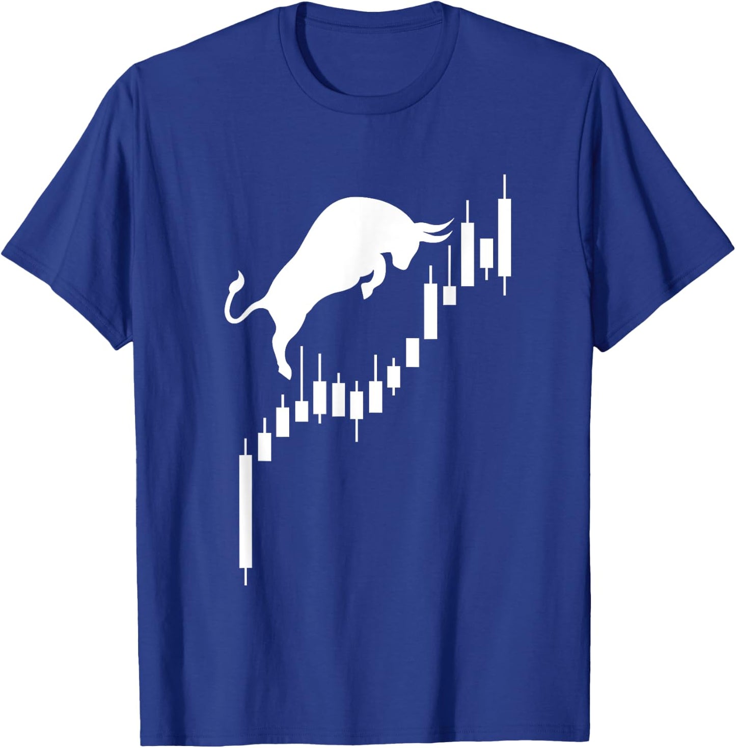 Best Stock Market Art Women Stock Broker Day Trading T-Shirt - T-Shirt | Royal