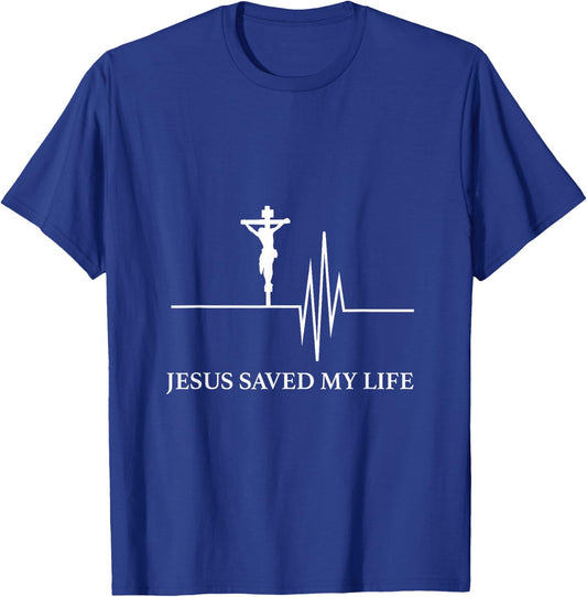 Christian Gospel and Bible Phrase for our Lord Jesus T-Shirt - T-Shirt | Royal