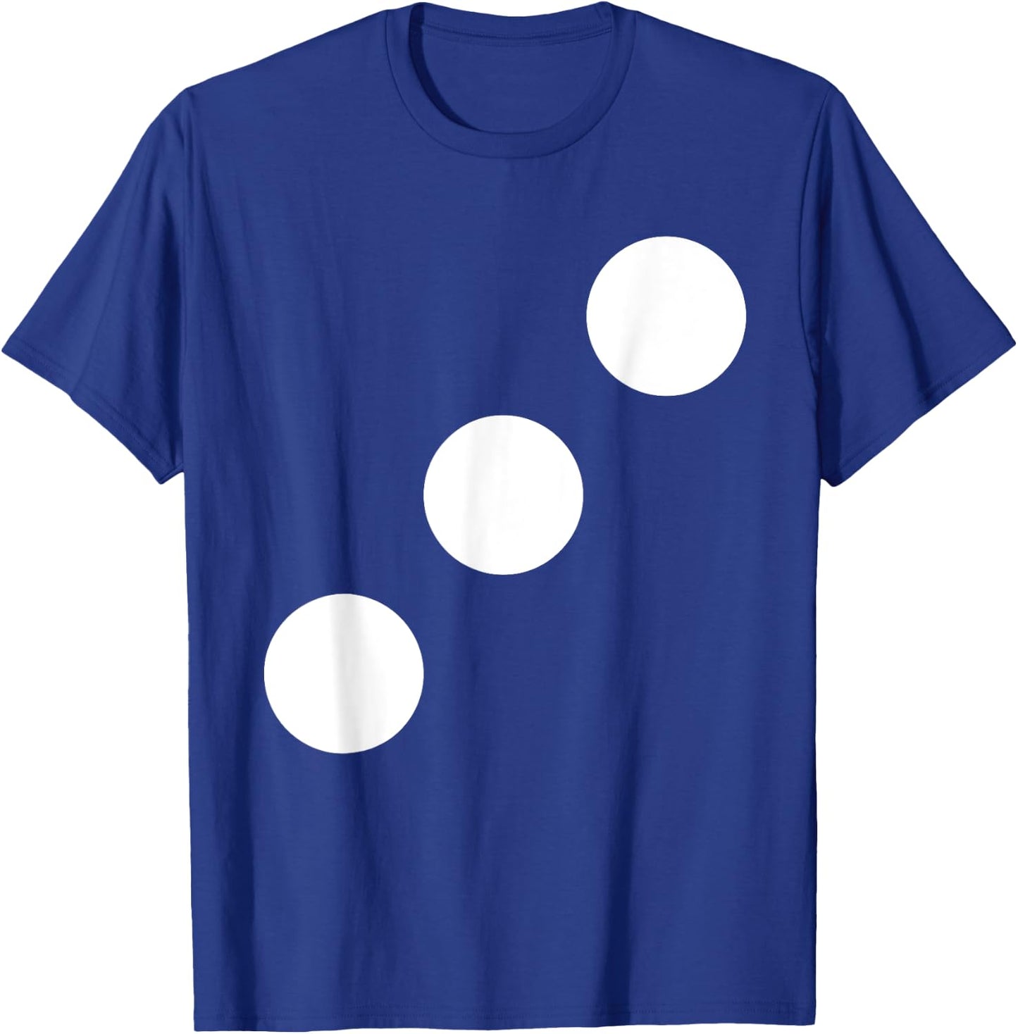 Human Dice Number 3 Group Matching Halloween Costume Family T-Shirt - T-Shirt | Royal