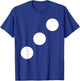 Human Dice Number 3 Group Matching Halloween Costume Family T-Shirt - T-Shirt | Royal