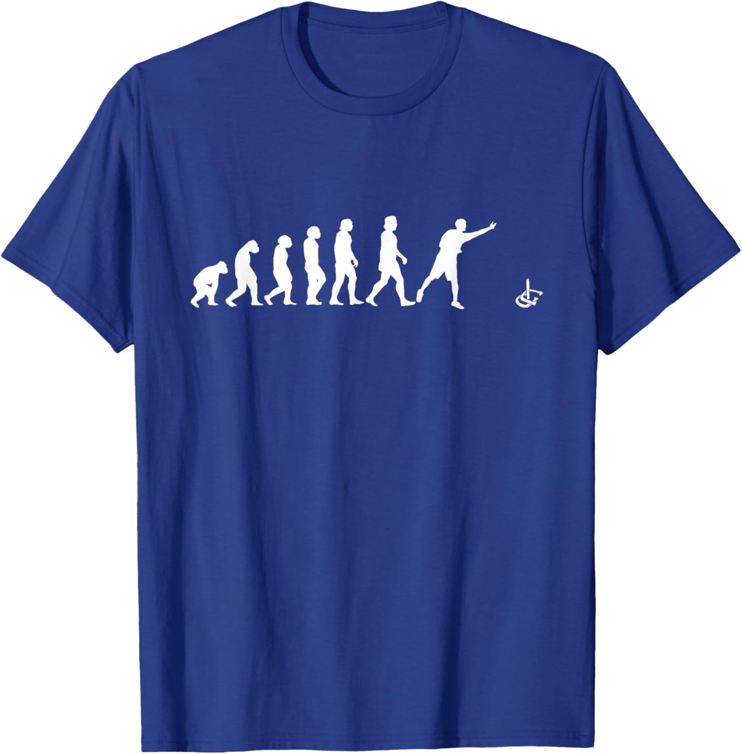Horseshoe Pitching Evolution Horseshoes Game T-Shirt - T-Shirt | Royal