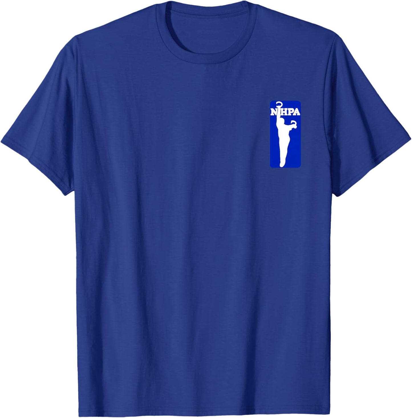 National Horseshoe Pitchers Association NHPA Old Front Logo T-Shirt - T-Shirt | Royal