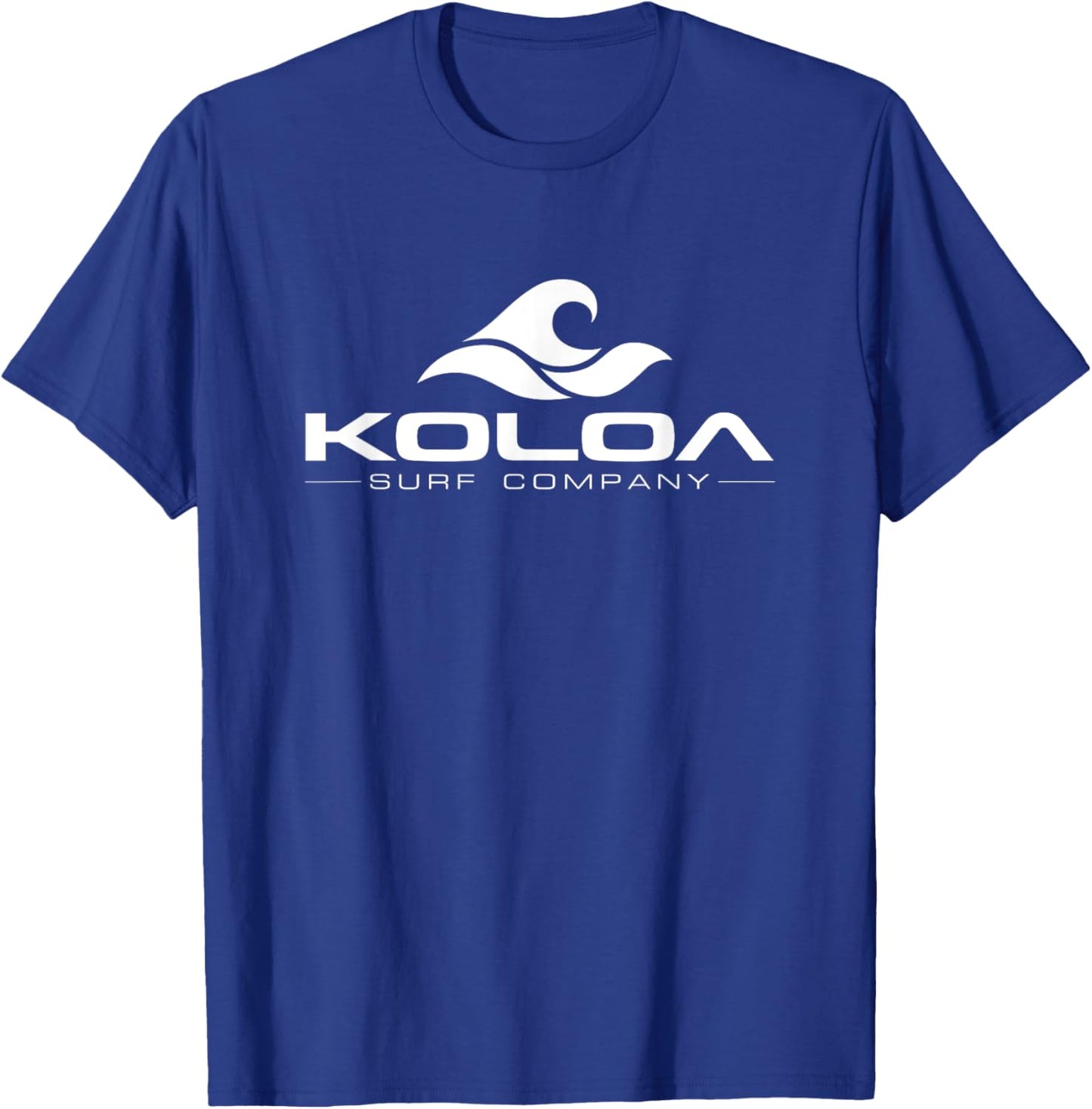 Koloa Surf Classic White Wave Logo Lightweight, Graphic T-Shirt - T-Shirt | Royal