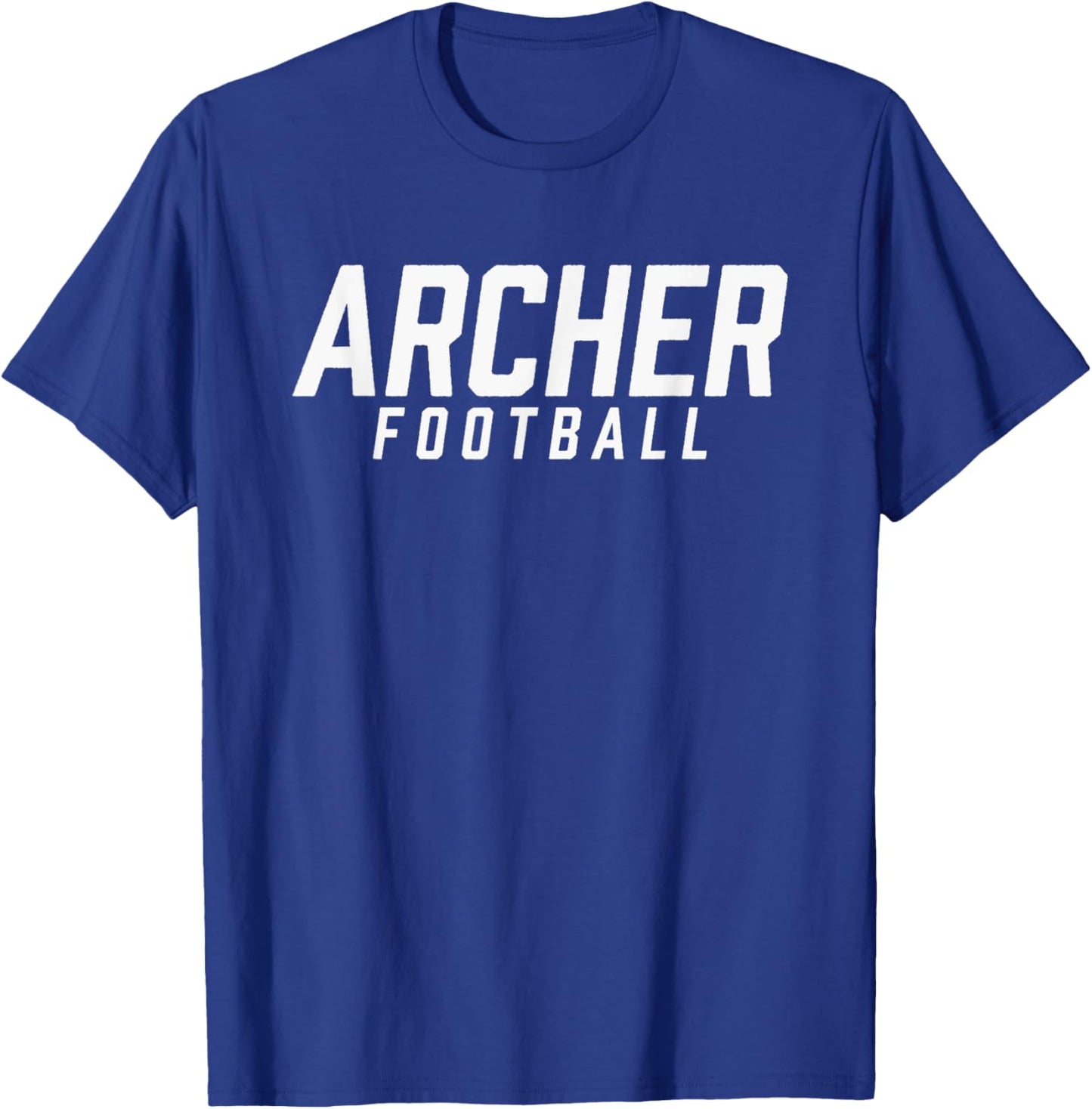 Archer High School Football Team T-Shirt - T-Shirt | Royal