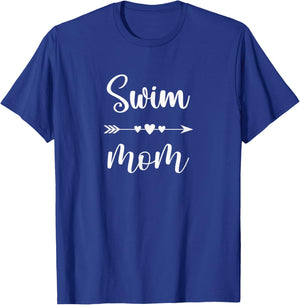 Swim Mom Swim Swimmer Mom Gift Funny swimming T-Shirt - T-Shirt | Royal