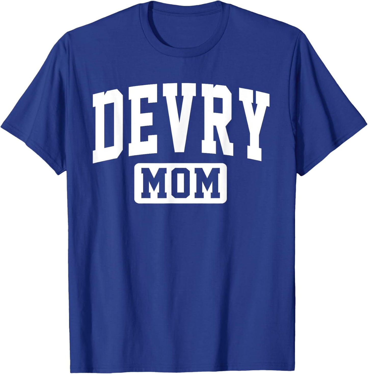 Devry Vintage Arch University Mom Mother Arch Vintage Family T-Shirt - T-Shirt | Royal