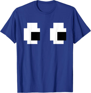 Retro Arcade Game Ghost 80s 8 bit Halloween Group Costume T-Shirt - T-Shirt | Royal
